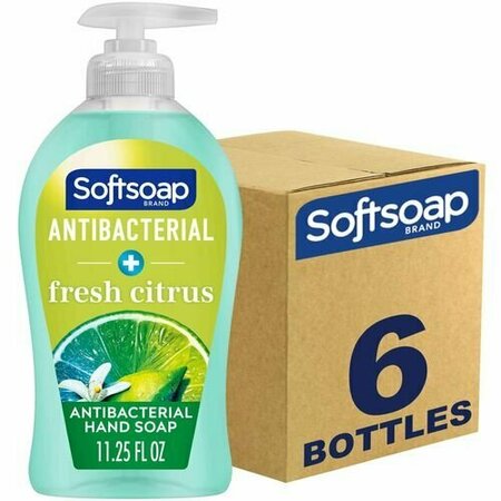 COLGATE-PALMOLIVE CO Hand Soap, Liquid, Fresh Citrus, Antibac, 11.25 oz, GN, 6PK CPCUS03563ACT